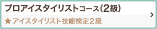 プロアイスタイリストコース（2級） アイスタイリスト技能検定2級